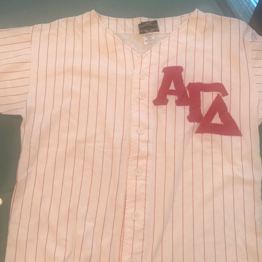AGD BASEBALL SHIRT Alpha Gamma Delta Size Large